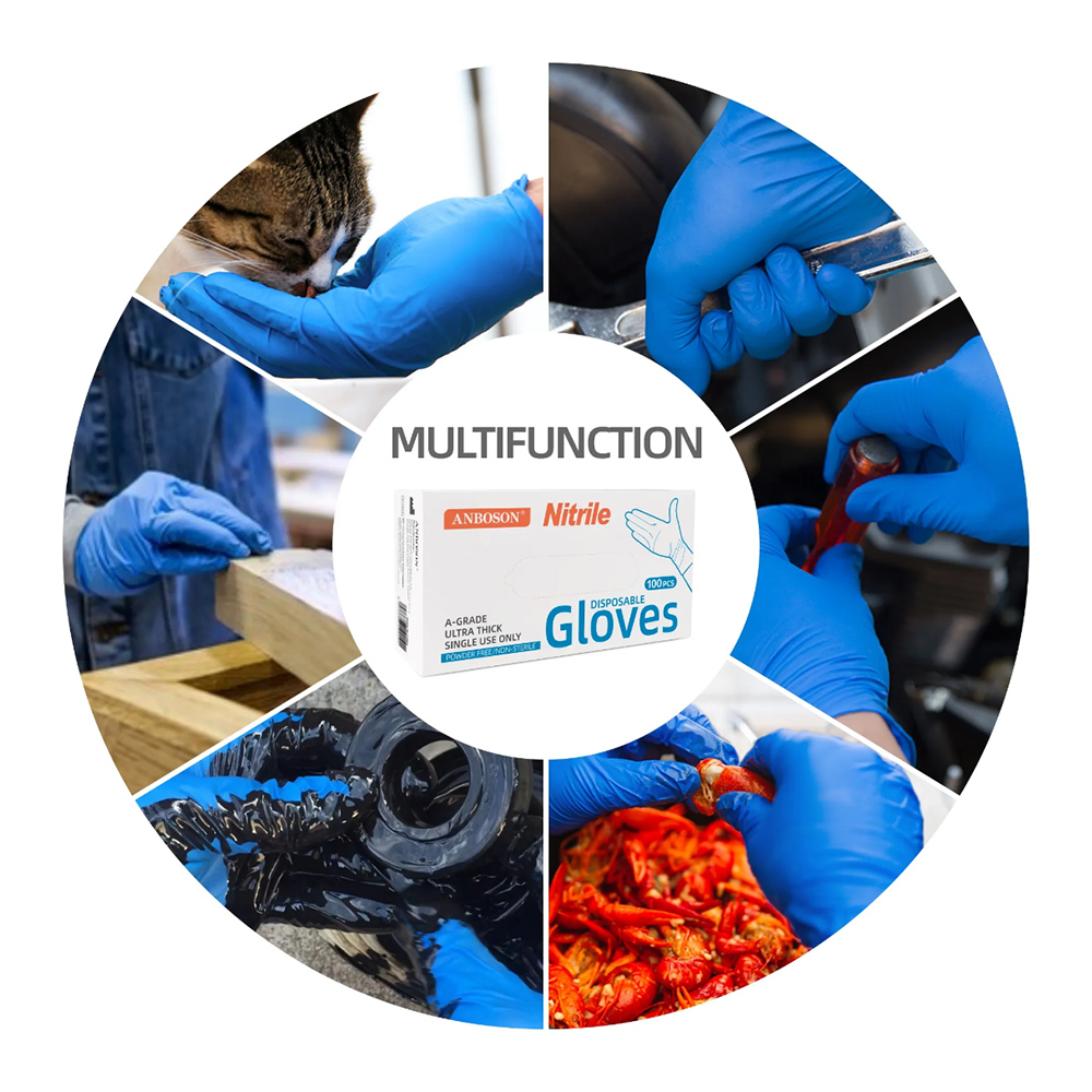 パウダーフリー ニトリル検査用手袋 使い捨て ネイル衛生用手 - Exam Glove Nitrile のレビューと価格