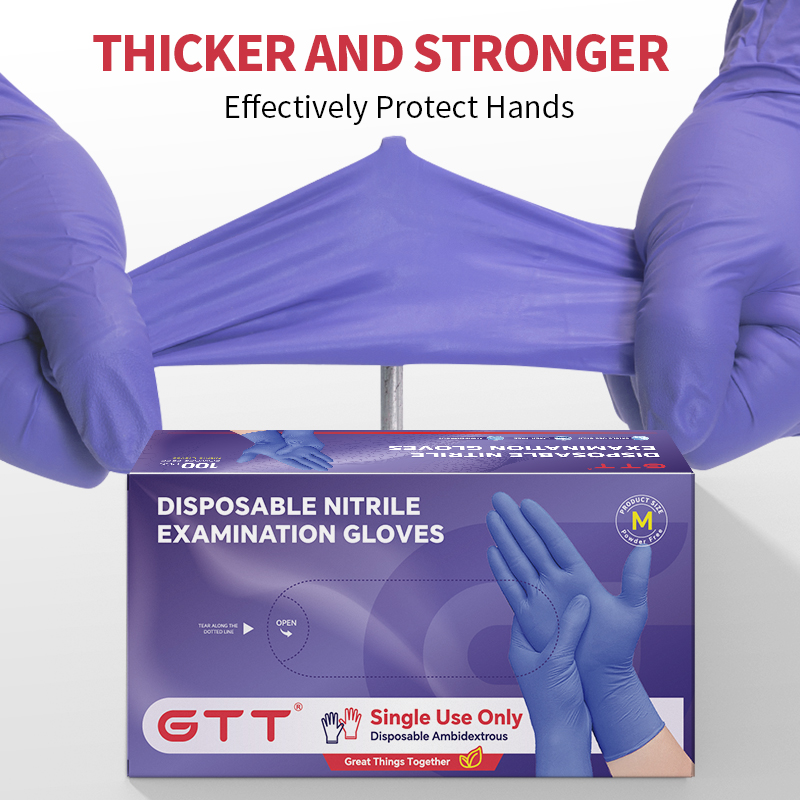 200枚入り使い捨てニトリル手袋 5ミル パウダーフリー ラ - Exam Glove Nitrile のレビューと価格