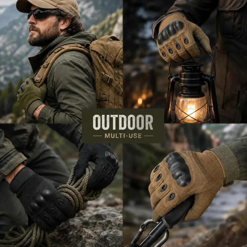 耐衝撃性タクティカルグローブ、通気性のある滑り止めアウトドア - Work Glove Impact のレビューと価格