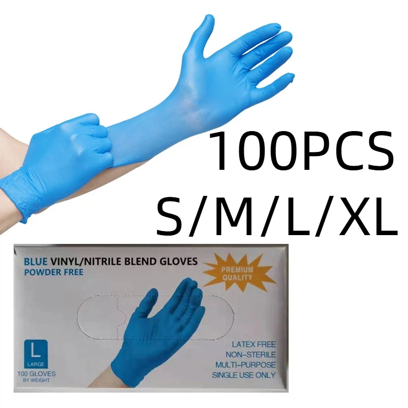 使い捨て子供用手袋 ニトリルラテックス手袋 子供用 厚手 学 - Rubber Glove Cleaning のレビューと価格