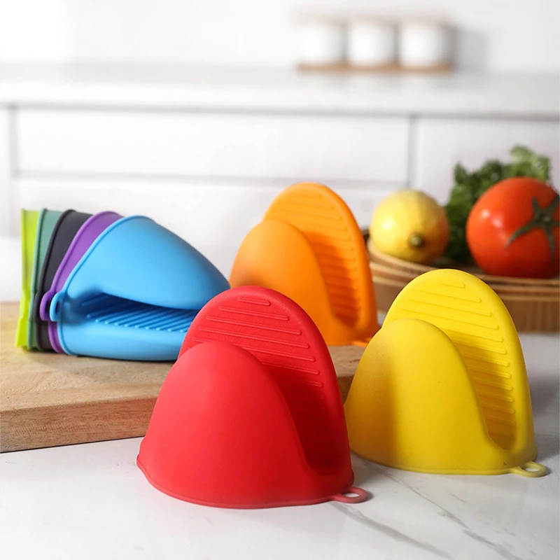 2 個キッチンオーブンミットシリコーン断熱手袋クリップ厚みの - Oven Mitt Silicone のレビューと価格