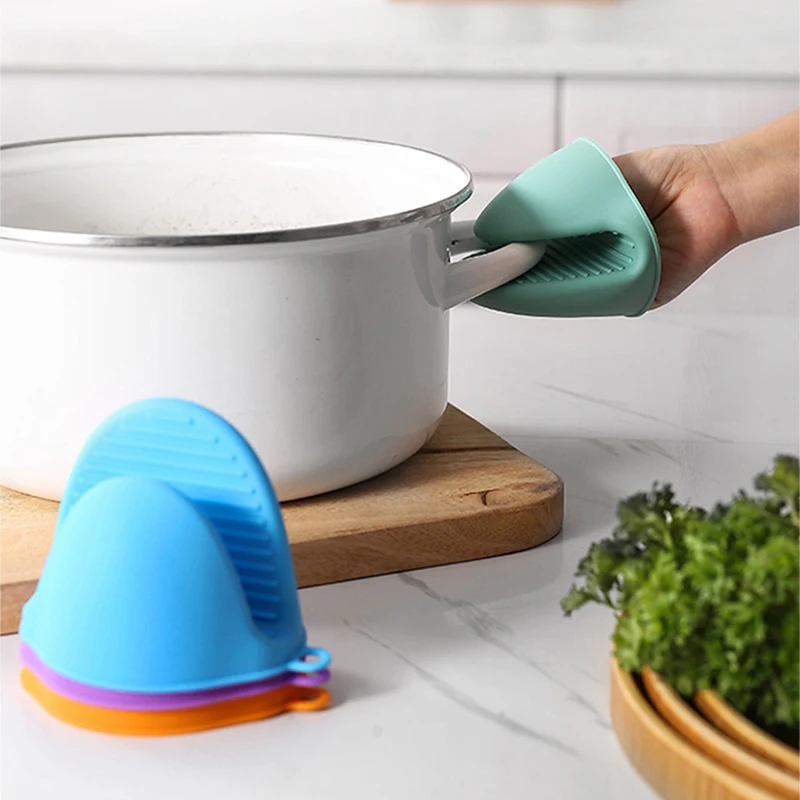 2 個キッチンオーブンミットシリコーン断熱手袋クリップ厚みの - Oven Mitt Silicone のレビューと価格